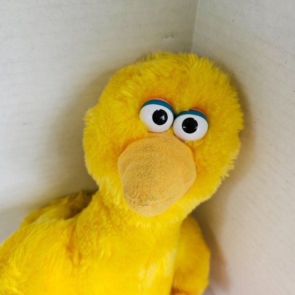 Applause 90s Sesame Street Stuffed Animal Yellow Big Bird Muppets 1992 Plush - Picture 3 of 14